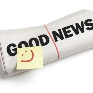 Good news, and lots of it